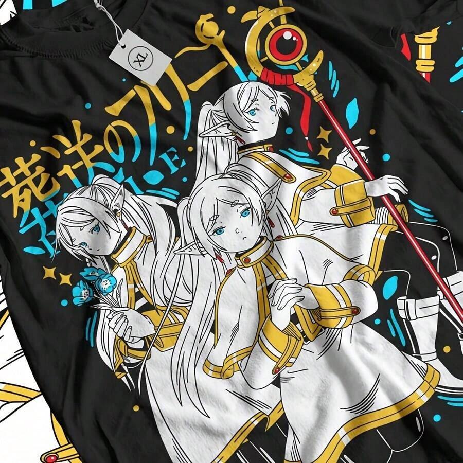 Camiseta Vintage de Anime, Camisetas de Manga, Camiseta Unisex de Anime Love, Estilo Japonés, Ropa Casual, Moda Anime, Camiseta con Estampado Gráfico, Estampado de Manga, Material Transpirable, Ajuste Cómodo, Camiseta Estampada, Para Fanáticos del Anime, Unisex - Negro - Ver 1