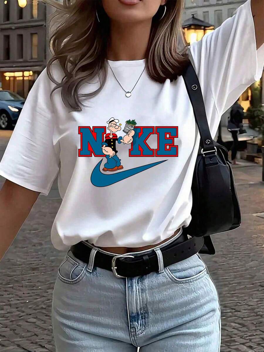 Dam-T-shirts - Vitt - Visa 1