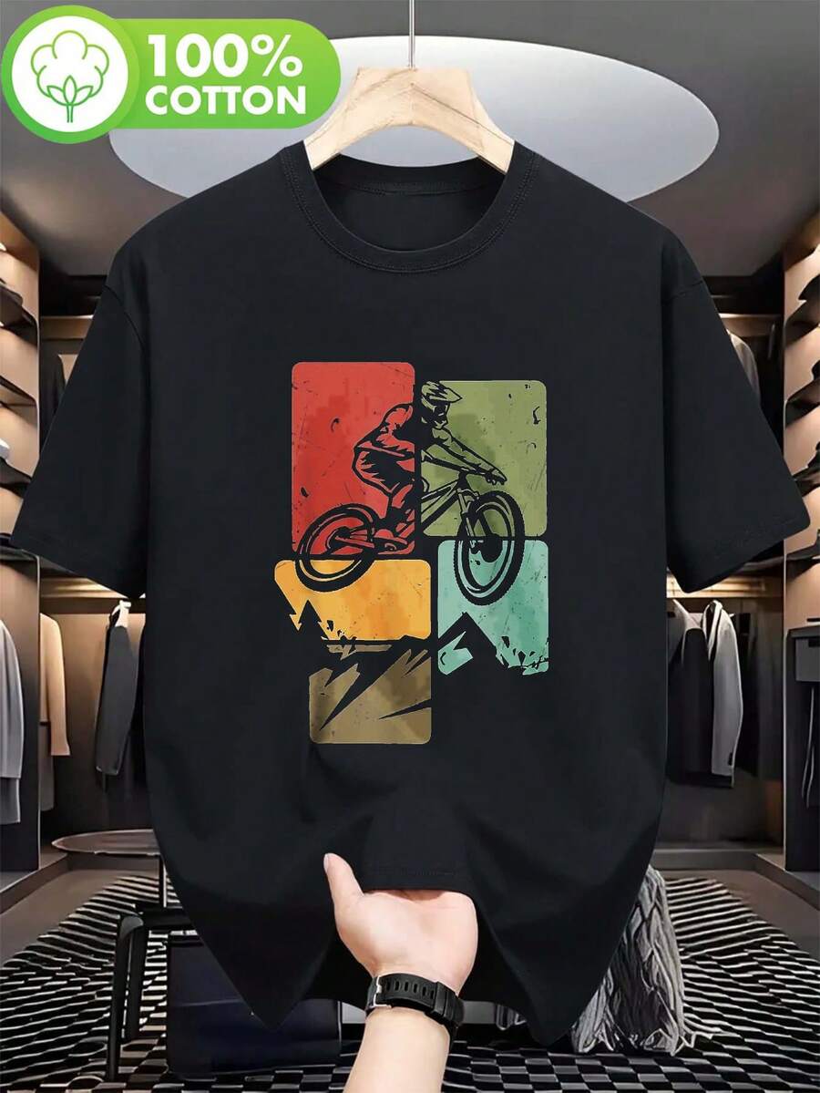 Men T-Shirts - Black - View 1