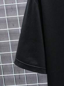 Camisetas de hombre para primavera y verano - Negro - Ver 3