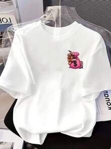 Plus Size T-Shirts - Black - View 2