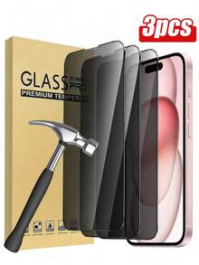 BOLLYMORE 3 buah Pelindung Layar Kaca Tempered Privasi, Kompatibel dengan Apple 17/17Pro/17Promax/16 Promax, Anti-Intip, Anti-Gores, Anti-Guncangan, Anti-Minyak, Anti-Sidik Jari - 3 pcs Kaca Privasi - View 27