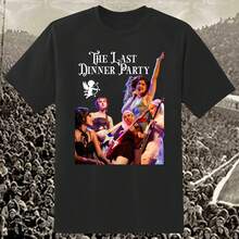 The Last Dinner Party Tribute Black Shirt Handmade - 黑色 - 查看 1