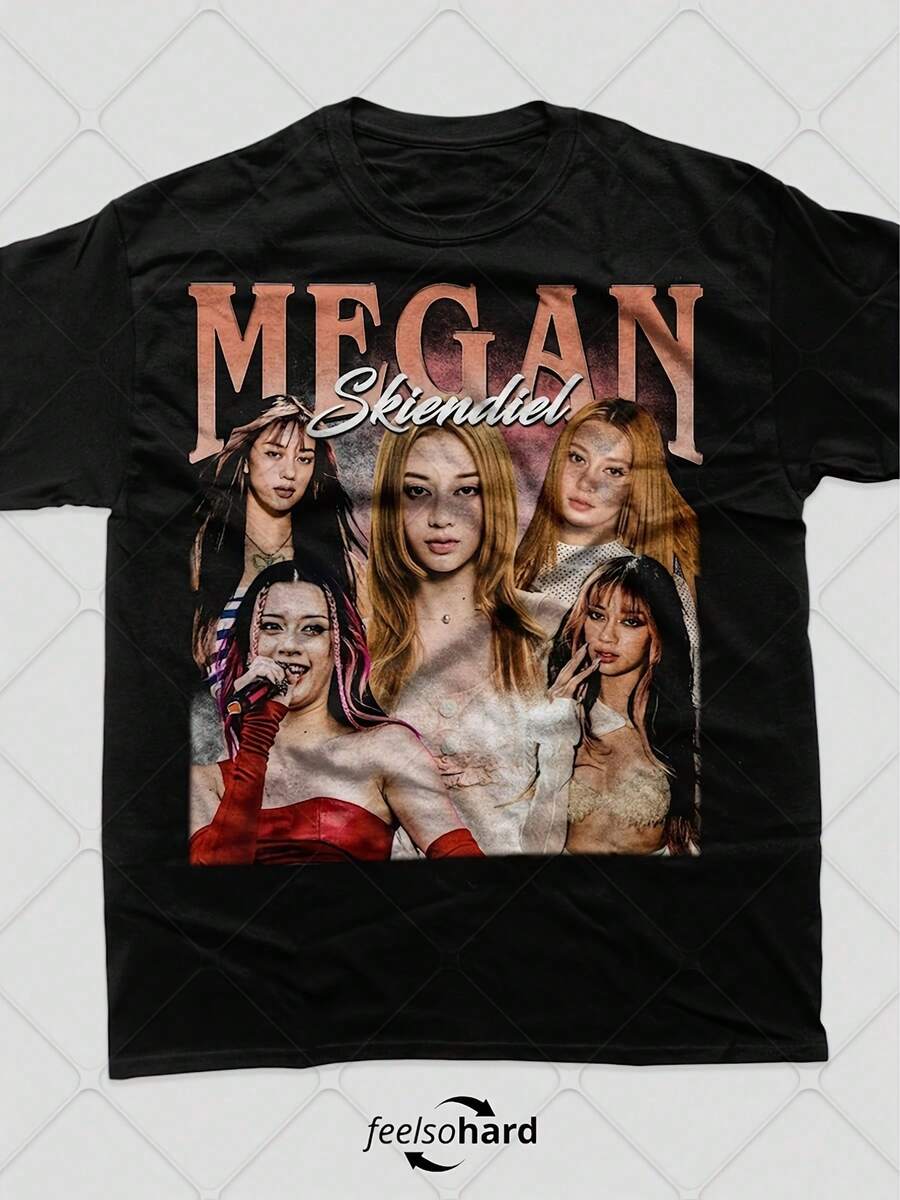 Estilo unisexMeganSkiendielGenialKatSeSíVintageProducto pirónticoLas camisetas, suaves y cómodas, son prendas esenciales de la moda casual urbana, adecuadas para todas las estaciones, versátiles para cualquier estilo, asequibles para el uso diario y también son un regalo de Navidad perfecto para fans y amigos.paramujer, camisetasdemujer, blusascasualesparaDama, tops, adecuadoParaFiesta&DiarioDesgaste, PerfectoParaVacaciones&Tiempo de Juego GenialParaFiesta&FamiliaVacaciones - Negro - Ver 1