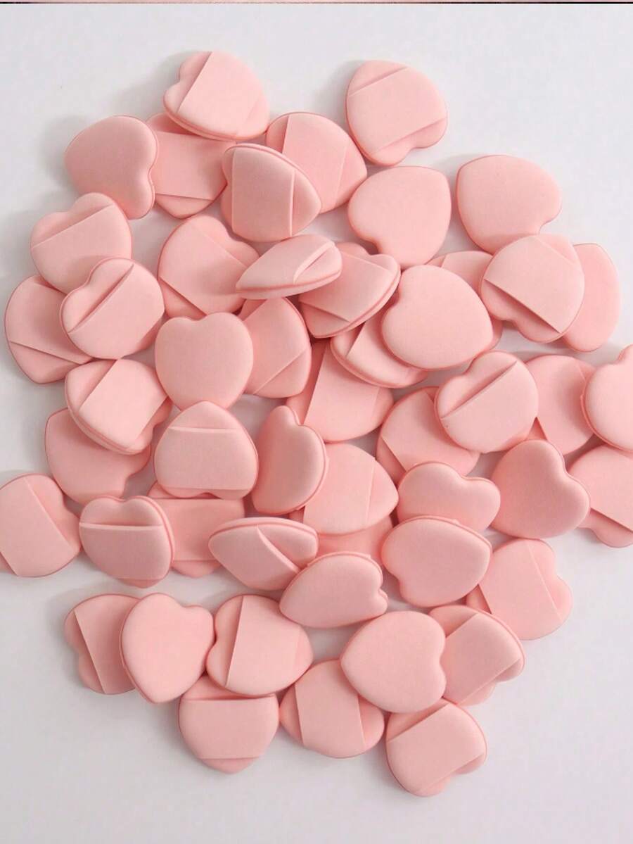 30/10pcs Mini Reusable Makeup Sponges, Makeup Powder Puffs, Face Makeup Tools Set, Round Shaped Setting Powder Puff, Makeup Accessories, Dry & Wet Use Blush Puff, BB Cream Puff, Suitable For Foundation, Powder, Lotion, Etc.