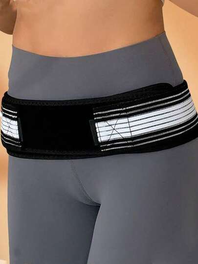 1pc Breathable Lightweight Pelvic Support Belt, Waist Trimmer For Fitness, Weightlifting, Sports, Adjustable Waist & Hip Shaper