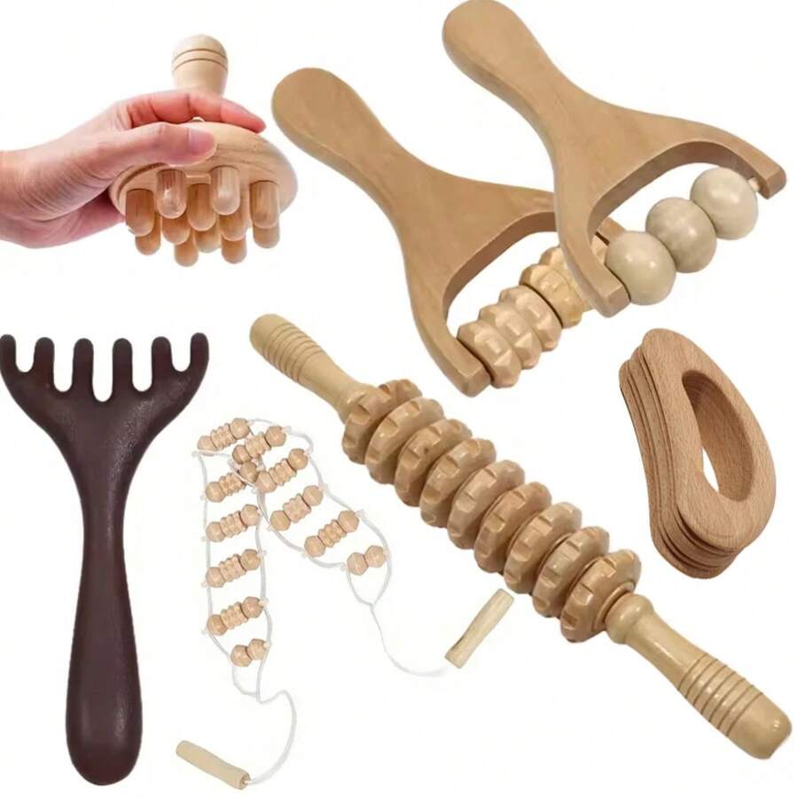 Waist Massage Belts - Massage Rope With Roller - View 1
