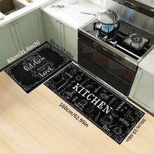 1 buah Keset Dapur, Karpet Drainase Tahan Lama, Cocok untuk Dapur, Ruang Tamu, Pintu Masuk, Balkon, Dekorasi Rumah, Anti-Selip, Kedai Kopi, Bar, Liburan, Pesta, Kamar Tidur, Alas Hewan Peliharaan, Dekorasi Kamar Mandi - MultiWarna - View 12