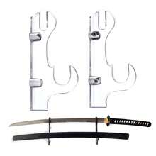 Sword Stand 2 Tier, Sword Display Hanger Holder Wall Mount,Sword Wall Mount For Katana Knife - Multicolor - View 7