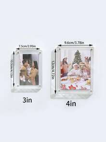 Magnetic Refrigerator Photo Frame, 3/5/6 Inch Size Options, Creative Photo Sticker, No Drilling Required, Decor For Kitchen, Office, Ins Style, Magnetic Photo Frame - Multicolor - View 18