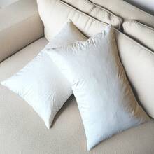 White Down Pillow Insert, 18x18/20x20/21x21 Inch Square Cushion Insert, Soft And Fluffy With Cotton Cover, Down-Proof, Suitable For Sofa Bed Home Decor Hotel - White - View 15