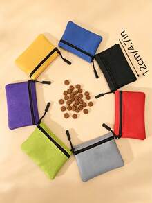 1 pieza Bolsa portátil lavable para premios de mascotas, bolsa de entrenamiento para perros, tamaño compacto fácil de limpiar, adecuada para llevar al pasear al perro o viajar - Multicolor - Ver 11