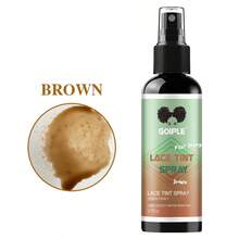 Goiple Kit de herramientas de instalación de peluca de 9 piezas, que incluye pegamento para peluca de 38ml+15ml, resistente al agua y de agarre extra para peluca frontal de encaje, spray tinte de encaje de 100ml, removedor de pegamento de 30ml, cepillo de doble extremo para pegamento, navaja para cejas, gorro de peluca HD y banda elástica - Juego de pelucas - Ver 14
