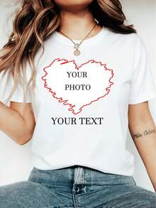 Dam-T-shirts - Vitt - Visa 8