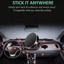 1. Giá đỡ điện thoại từ tính cho ô tô, giá đỡ nam châm mini gắn trên bảng điều khiển, giá đỡ điện thoại đa năng nhỏ gọn và ổn định, phù hợp với mọi loại xe. - Nhiều màu - Xem 6