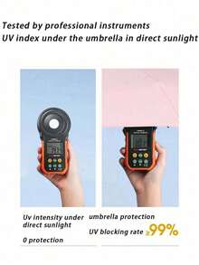Payung Lipat Kecil, Payung Mini Saku Tahan Air Portabel untuk Perjalanan, Pelindung Matahari Wanita 2-in-1 Mini 6 Lipat Ultra Ringan Portabel, Payung Portabel Kompak untuk Perlindungan Matahari dan Hujan, Aksesori Perjalanan/Musim Panas untuk Perlindungan Matahari dan Hujan - MultiWarna - View 5