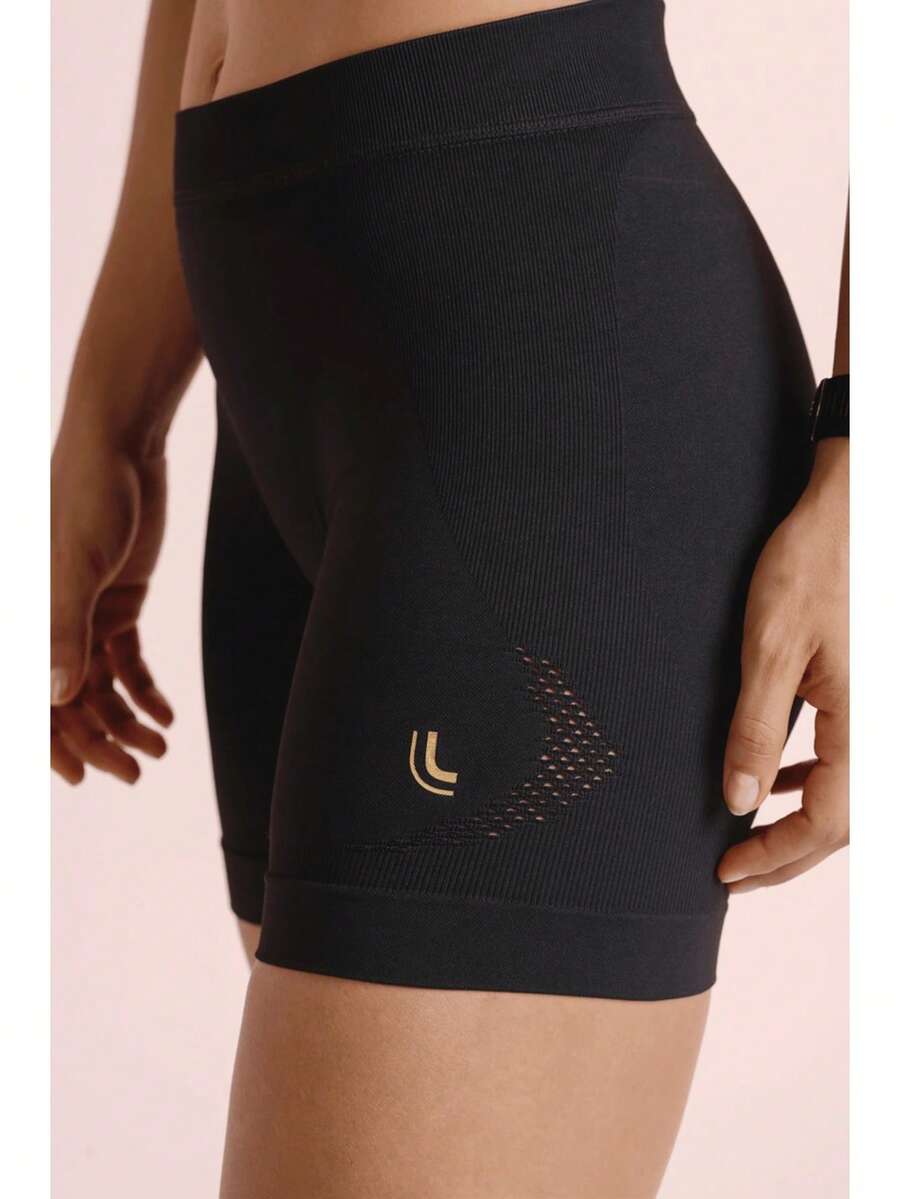 Short Attack Lupo Women's Fitness Gym - 黑色 - 查看 1