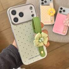 Novelty Cases - Polka Dot Green Wristband - View 2