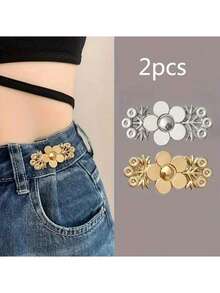 4 chiếc đai nịt eo định hình dáng người, có nút cài, không gây xước, không cần may. - Nhiều màu - Xem 11