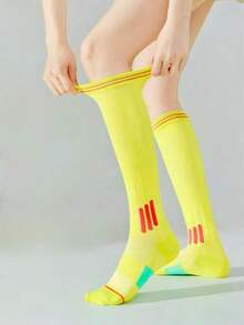 1/6 đôi tất thể thao mỏng, nén cao đến đầu gối, thích hợp cho yoga, tập thể dục và thể thao, mùa xuân/hè. - Nhiều màu - Xem 10