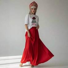 Camiseta de Manga Corta de Algodón Puro con Estampado Divertido y Original, Estilo Americano Único y Versátil para Verano 2026 - Blanco - Ver 4