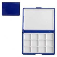 Watercolor Palette - Empty Watercolor Paint Case & Art Supplies - 12-Well Container - Single Piece - View 2