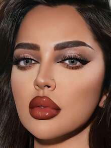 Pudaier Set de 2 en 1 para labios: Lápiz delineador de labios nutritivo y brillo de labios | De larga duración, sin manchas, tonos universales | Excelente regalo para el Día de San Valentín - 11+06 - Ver 2