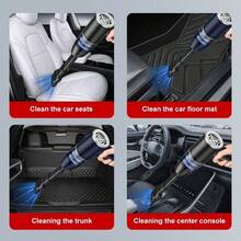 SOKANY Portable Wireless Vacuum Cleaner, 3000PA Powerful Suction + Dust Blowing & Inflation Dual Use, 2000mAh Large Capacity USB Rechargeable, Suitable For Car, Home, Camping Tent Inflation And Keyboard Cleaning - Multicolor - View 4