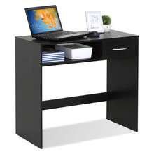 Computer Study Writing Desk, Espresso, Model:15110EXBR - Espresso - View 3