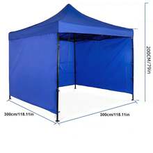 1 tấm bạt che nắng chắn gió kích thước 2x3m/6.6x10ft, bao gồm 1 tấm vải vách bên, vách bên dễ dàng lắp đặt, được làm từ vải Oxford chống thấm nước 210D, khả năng chống nắng UPF 50+, không bao gồm khung và vải mái che. - Nhiều màu - Xem 5