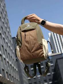 Unisex Lightweight Minimalist Backpack, Portable Large Capacity Student Bookbag For Outdoor, Casual Travel,Y2k - Multicolor - View 12