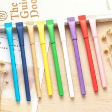 10Pcs Paper Ballpoint Pens, Plastic-Free Writing Set 10PcsStationery EcoFriendlyPens PlasticFreeSet StudentPens OfficeSupplies - Paper Ballpoint Pen - View 2