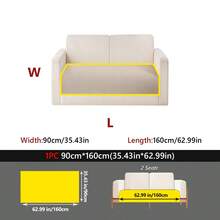 1pc Solid Color Minimalist Chenille Sofa Cushion, Anti-Slip Wear-Resistant, Pet Stain-Resistant, Suitable For 1-4 Seater Sofa Protection, All-Season Use, Suitable For Living Room Bedroom Study Decoration, Machine Washable - Multiple Styles - View 16