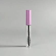 1/5/10个装玫瑰金可填充容器，5毫升透明眼线/睫毛膏空瓶，带漏斗，化妆品补充装罐 - 紫色 - 查看 3