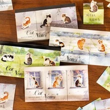 Kertas Tempel 3D Motif Kucing, Memo Lucu, Personalisasi, Kreatif, Motif Anak Kucing, Hewan Peliharaan, 90 Lembar - Satu-Ukuran - View 12
