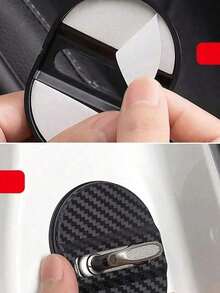 4pcs Universal Car Door Lock Cover Protector, ABS Material, Shock Absorption Door Entry Guard, Anti-Scratch Bumper CapsValentine's Day Gift For Her Valentine's Day Gift For Her - Nhiều màu - Xem 4