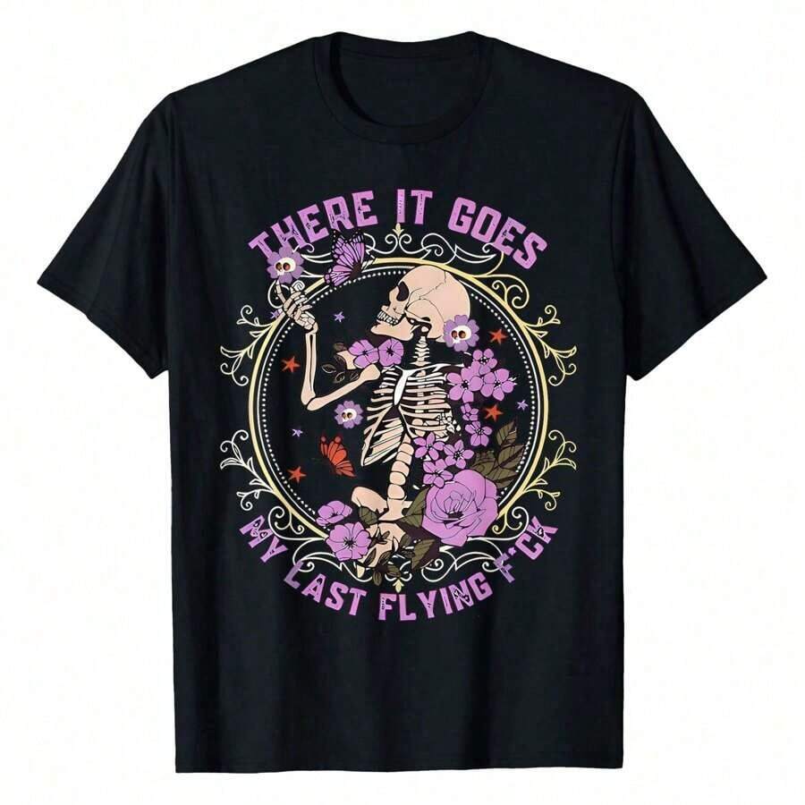 My Last Flight Has Arrived. This Fun And Satirical T-Shirt Is Suitable For Women, Men, And Unisex Wear. It's A Short-Sleeved Cotton T-Shirt, Perfect For Summer Adventures, Made Of 100% Soft Fabric, And Is An Ideal Choice For Sports, Work, And Leisure. - 黑色 - 查看 1