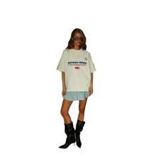 Camiseta de manga corta 100% algodón, estilo europeo y americano, moderna, a la moda, personalizada, con estampado retro de Hong Kong, de estilo casual. - Negro - Ver 6