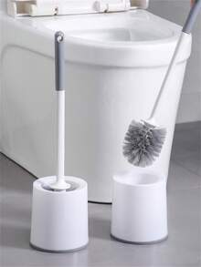 1 chổi cọ toilet treo tường kèm giá đỡ, chổi cọ toilet cán dài (lông mềm - chống dính) - Loại bỏ vết bẩn hiệu quả, giữ cho toilet sạch sẽ và hợp vệ sinh. Có thể treo tường hoặc để đứng, dễ dàng vệ sinh. Chổi cọ nhà tắm, dụng cụ vệ sinh, đồ dùng gia đình, phụ kiện phòng tắm, phụ kiện toilet. - A - Xem 10