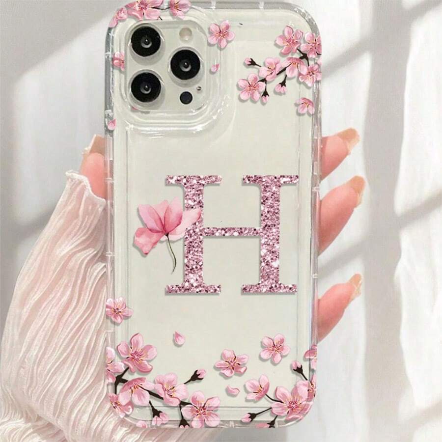 Ốp điện thoại thời trang, cá nhân hóa, trong suốt, bằng TPU chống sốc, có đệm khí, tương thích với Apple và các dòng máy khác, lý tưởng làm quà tặng sinh nhật và Giáng sinh cho các cặp đôi, bạn gái, con gái và bạn trai. - Nhiều màu - Xem 1