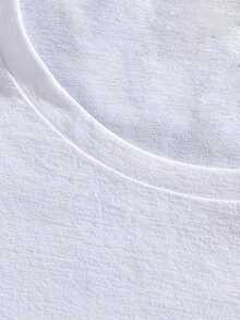Camiseta Deportiva de Manga Corta para Mujer con Estampado de Cactus y Vaca 2026 - Blanco - Ver 3