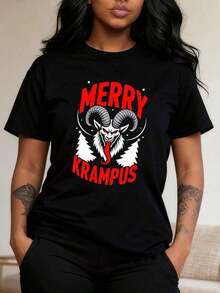 Camiseta de hongos con estilo Goblincore estético y Cottagecore oscuro (2) Top cómodo y versátil de manga corta. - Negro 2 - Ver 4