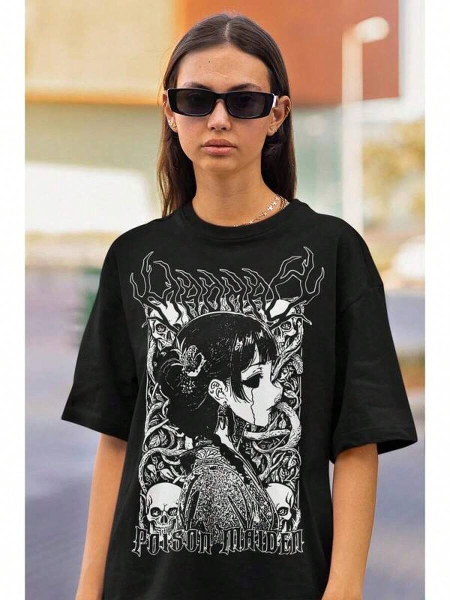 Women T-Shirts - Black - View 1