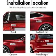 Box Edition Emblem, 3D Letter Sticke, Car Exterior Emblems Badge 3D Sticker Decal, 3D Fender Badge Decal Car Truck Replacement For All Cars Bumper Window (Black&Red) - Blue - 查看 6