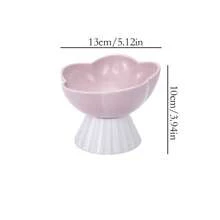 shuo ni mao yi Bát ăn cho mèo và chó bằng gốm sứ, dễ vệ sinh, hình dáng dễ thương, bát đựng thức ăn đóng hộp cho mèo. - 300ml - Xem 7