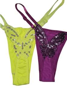 Amarelo Neon e Roxo