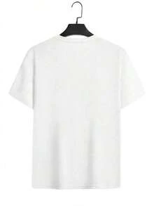 Mi problema no es que compre demasiada tela. Camiseta de costura y acolchado - Estilo urbano vintage, unisex, holgada, de algodón, manga corta, cuello redondo. - Blanco - Ver 4