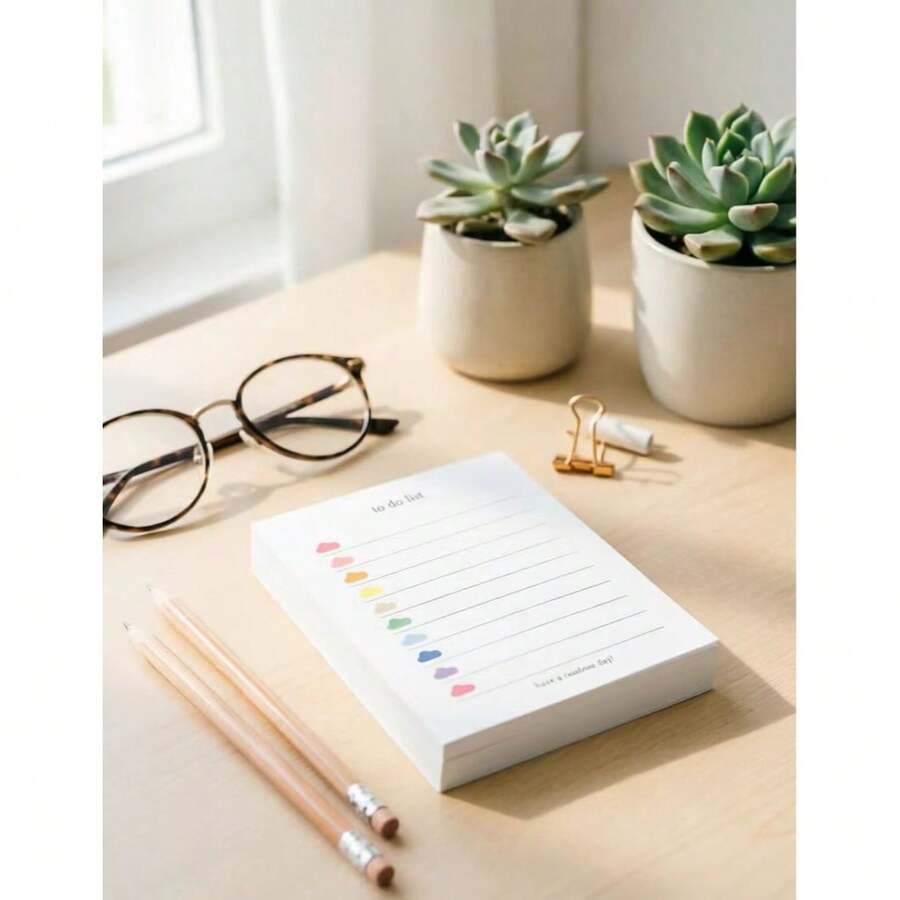 1本/2本/3本/5本彩色云朵图案便签本，尺寸适中，适合记录生活点滴 - 均碼 - 查看 1