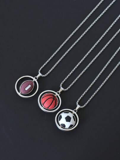1 pieza Collar con colgante de béisbol reversible del Mundial, accesorio conmemorativo de la bandera nacional como regalo para hombres