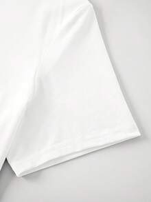 Camiseta Casual de Mujer de Edición Limitada, Algodón Ligero - Blanco - Ver 5